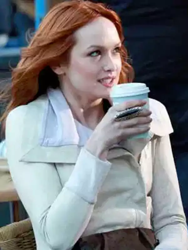 Gossip Girl Kaylee Defer White Jacket
