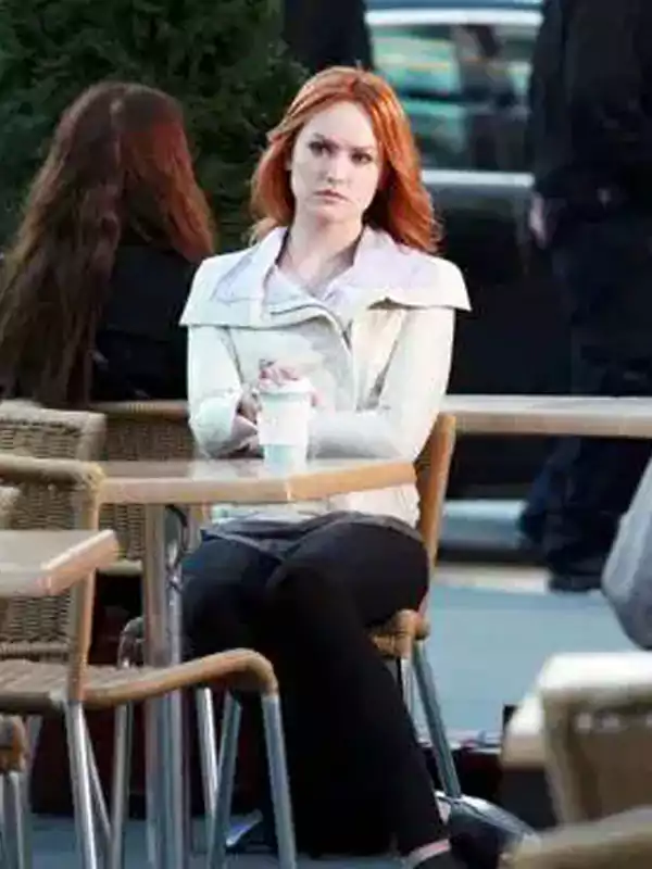 Gossip Girl Kaylee Defer White Jacket