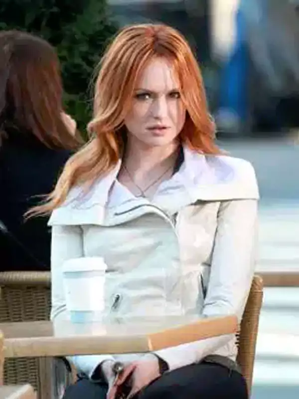 Gossip Girl Kaylee Defer White Jacket