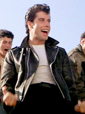 Grease John Travolta Black Jacket