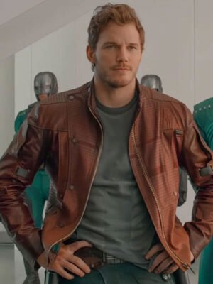 Guardians Of The Galaxy Chris Pratt Maroon Jacket