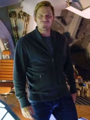 Guardians of the Galaxy 2 Chris Pratt Black Jacket