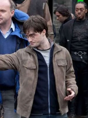 Harry Potter And The Deathly Hallows Part 2 Daniel Radcliffe Gray Jacket