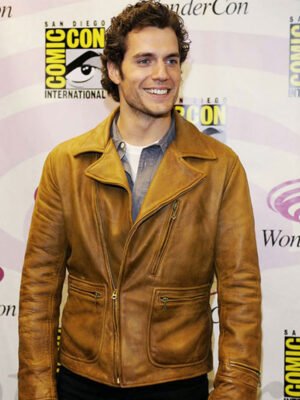 Henry Cavill Golden Jacket