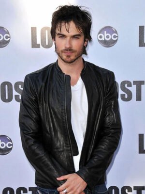 Ian Somerhalder Black Jacket