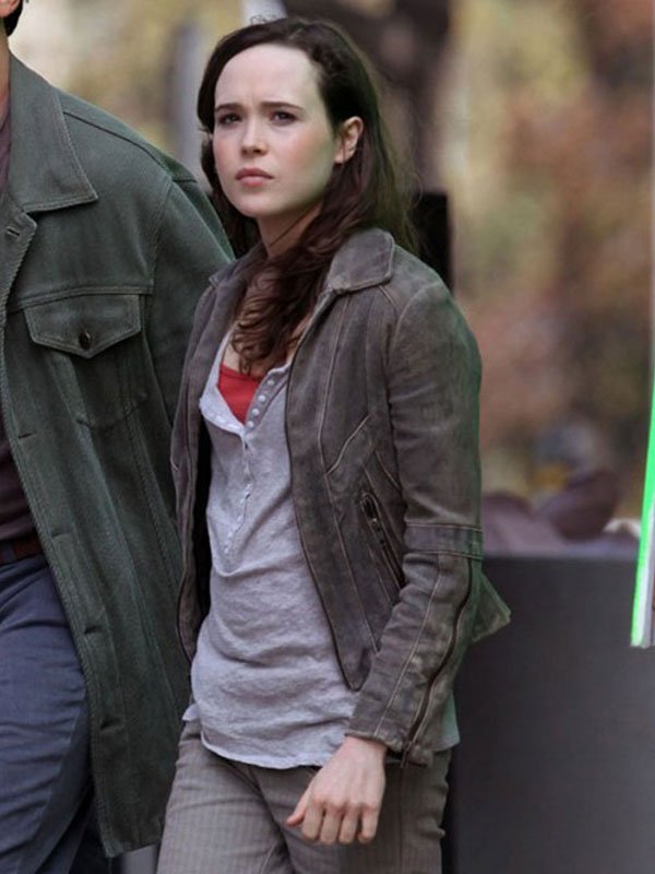 Inception Ellen Page Gray Jacket