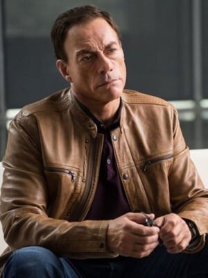 Jean Claude Van Johnson Brown Jacket