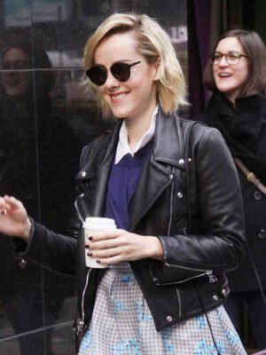 Jena Malone Stylish Black Jacket