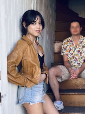 Finestkind Jenna Ortega Brown Jacket