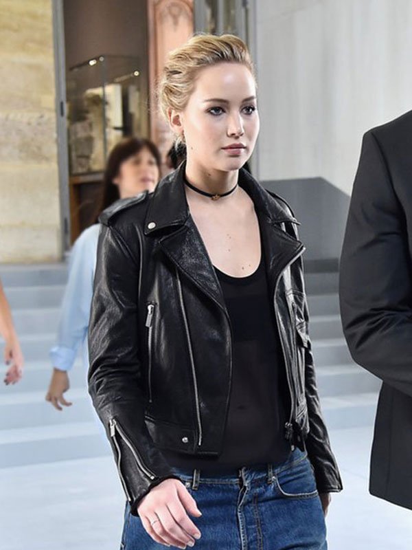 Jennifer Lawrence Black Jacket