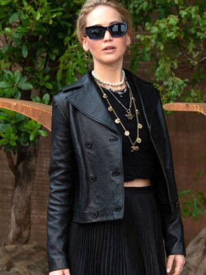 Jennifer Lawrence Black Jacket