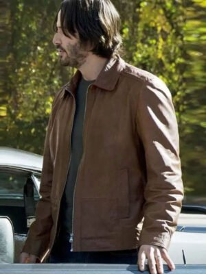 John Wick Keanu Reeves Brown Jacket