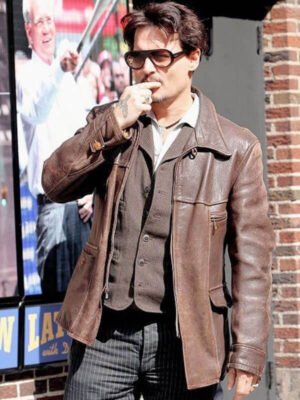 Johnny Depp Brown Jacket