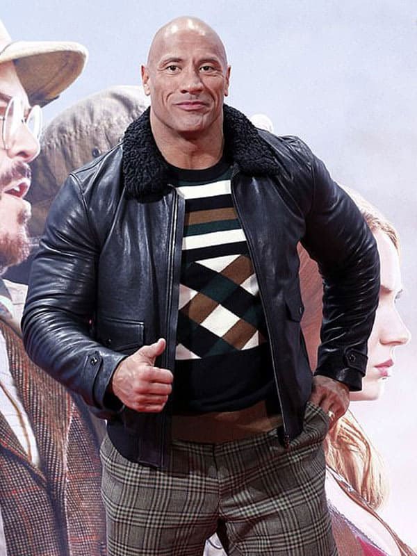 Jumanji Dwayne Johnson Black Jacket