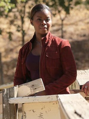 Justified Erica Tazel Burgundy Jacket
