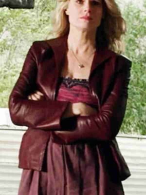 Justified Joelle Carter Brown Jacket