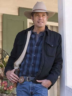 Justified Raylan Givens Black Jacket