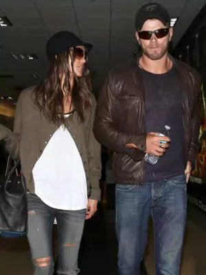 In Airport Kellan Lutz Brown Jacket