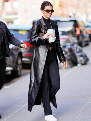 Kendall Jenner Black Long Coat