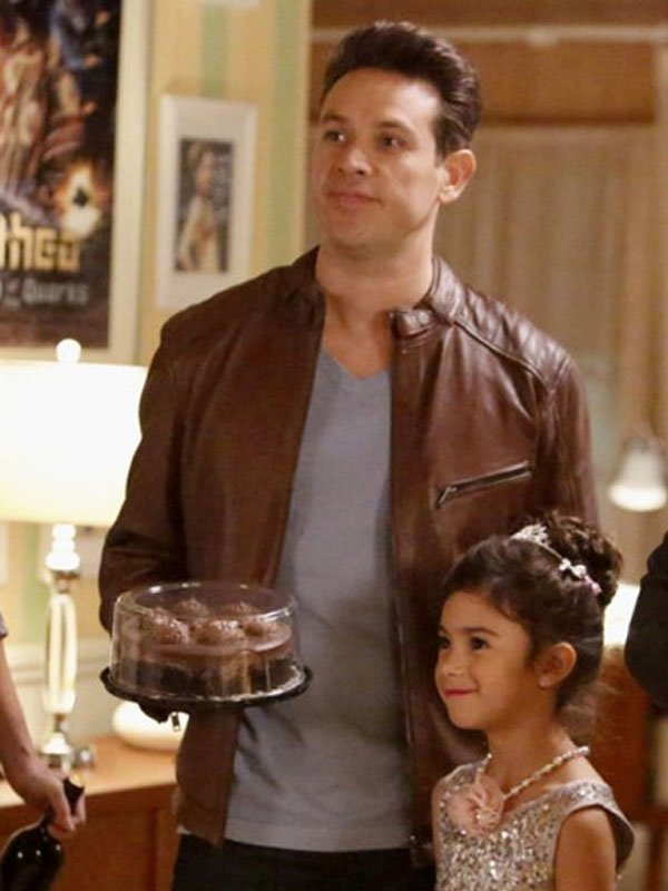 Lucifer Kevin Alejandro Brown Jacket - Image 3