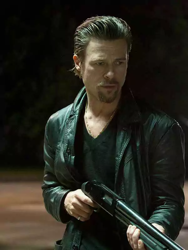 Killing Them Softly Brad Pitt Black Jacket