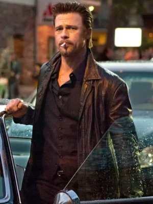 Killing Them Softly Brad Pitt Black Jacket