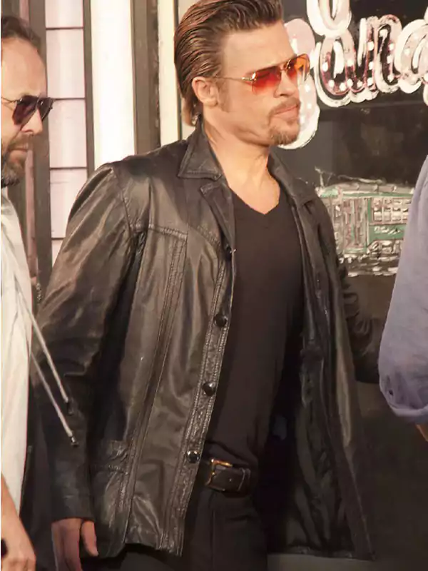 Killing Them Softly Brad Pitt Black Jacket