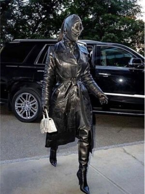 Kim Kardashian Black Long Coat