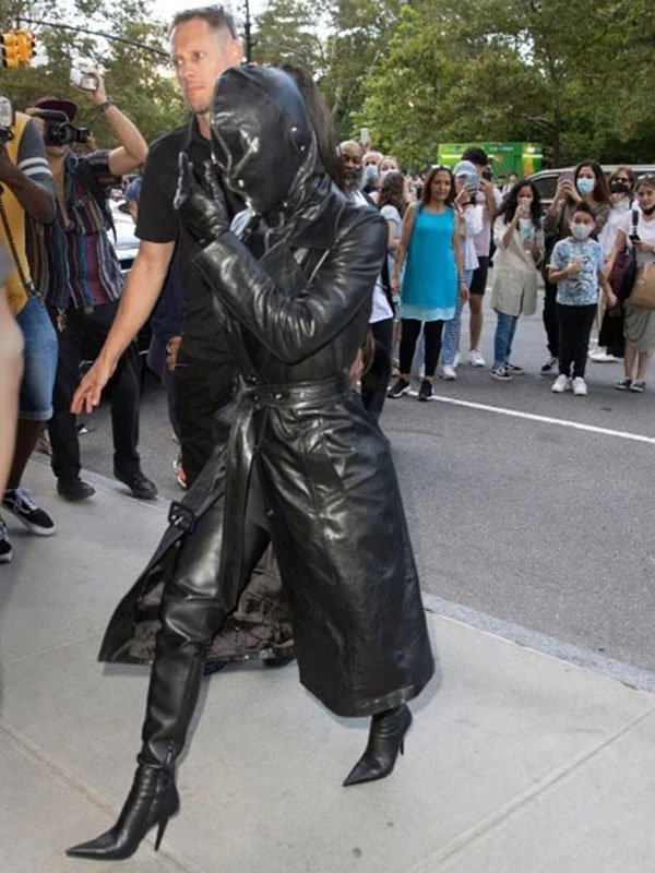 Kim Kardashian Black Long Coat