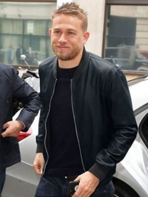 King Arthur Charlie Hunnam Black Jacket
