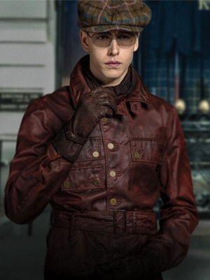 The King's Man Harris Dickinson Brown Jacket