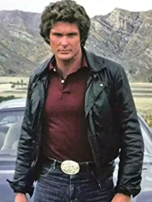 Knight Rider David Hasselhoff Black Jacket