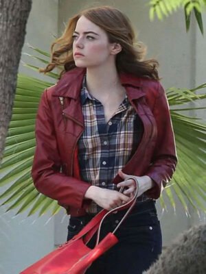 La La Land Emma Stone Red Jacket