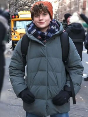 Law & Order SVU S26 Ryan Buggle Gray Coat