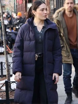 Law and Order SVU S26 Juliana Aiden Blue Puffer Coat