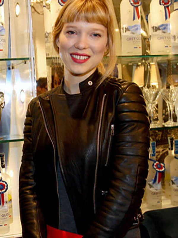 Lea Seydoux Black Jacket - Image 3