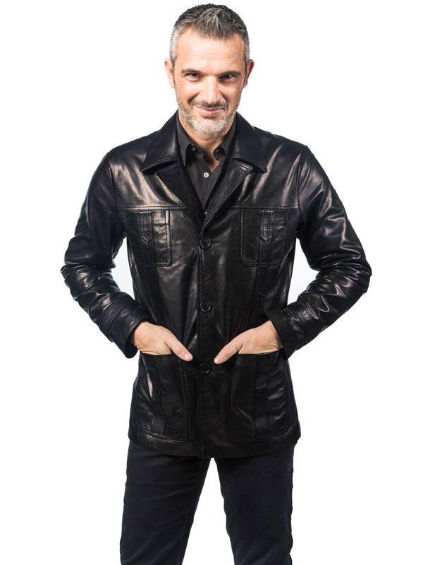 Life On Mars John Simms Black Jacket - Image 2