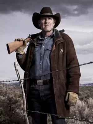 Longmire Robert Taylor Brown Coat