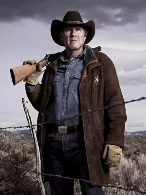 Longmire Robert Taylor Brown Coat