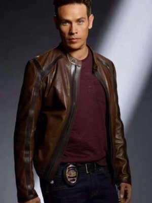 Lucifer Kevin Alejandro Brown Leather Jacket