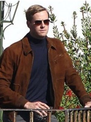 The Man From UNCLE Armie Hammer Brown Jacket