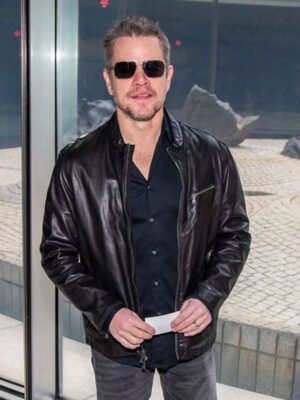 Matt Damon Black Jacket