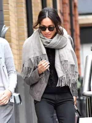 Meghan Markle Gray Jacket