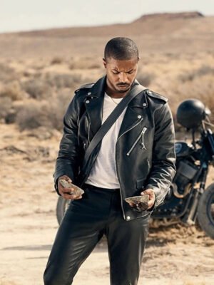 Michael B Jordan Biker Black Jacket