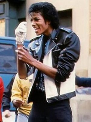 Michael Jackson White and Black Jacket