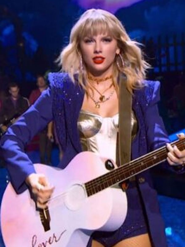 Miss Americana Taylor Swift Purple Blazer - Image 3