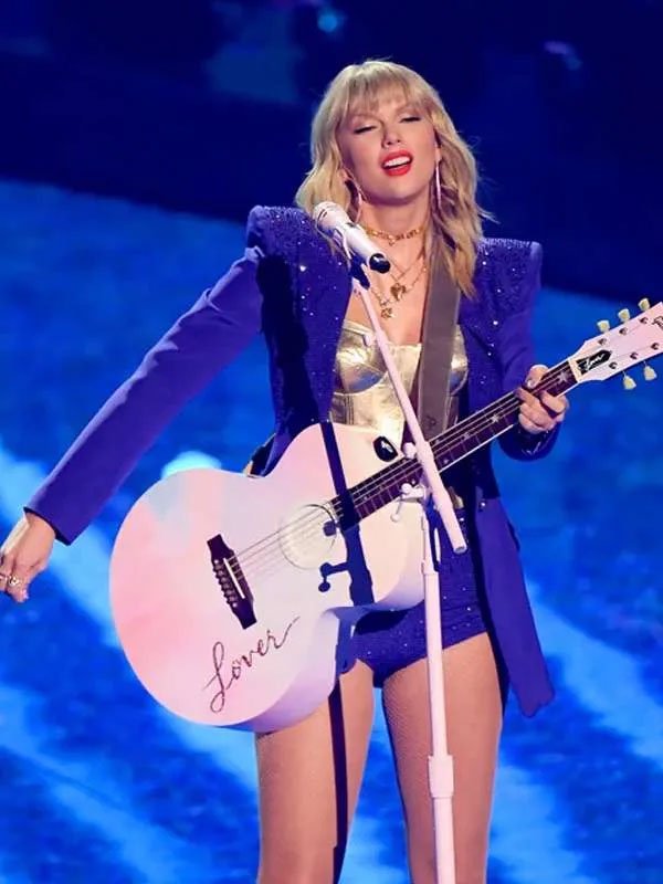 Miss Americana Taylor Swift Purple Blazer - Image 2