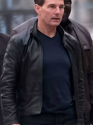 Mission Impossible Dead Reckoning P1 Tom Cruise Black Jacket