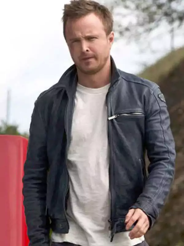 Need for Speed Aaron Paul Blue Jacket