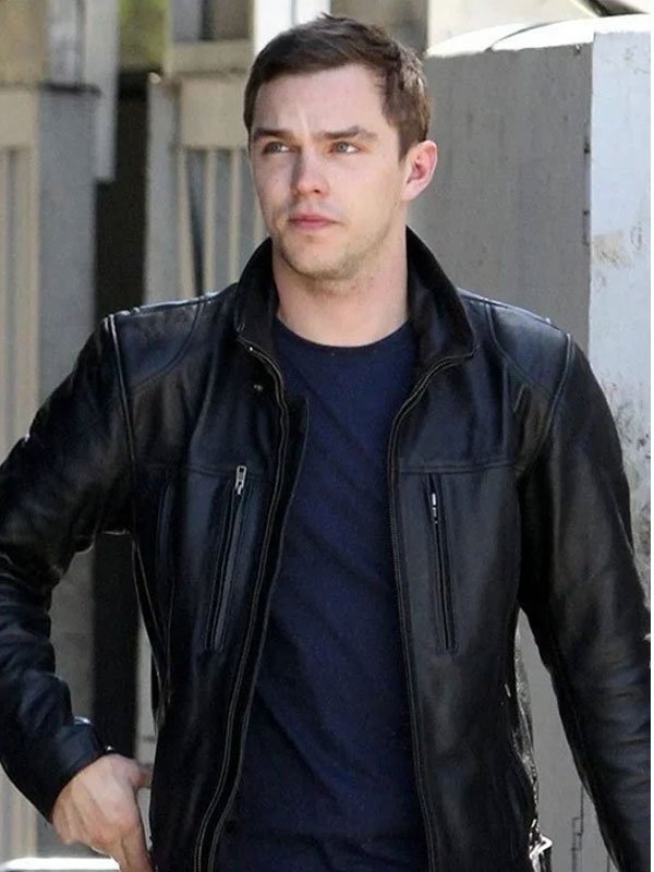 Nicholas Hoult Vintage Black Jacket